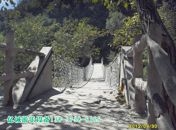 景区绳索吊桥的注意事项及保养方法
